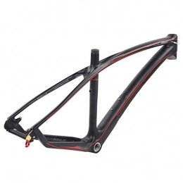 Teror Bike Frame,27.5ERx17.5in Carbon Bike Frame with Headset and Seatpost clip for Mountain Bicycle