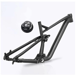 UKALOU Spares UKALOU Full Suspension Frame 29ER 27.5ER Aluminium Alloy MTB Frame Endur / Trail Mountain Bike Boost Frame 12x148mm Thru Axle Bicycle Frame 17 / 19'' With Headset (Color : 29x17'')