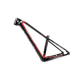 Waui Mountain Bike Frames Waui Bicycle Frame Iron Carbon Fiber Starlight Flashing Color Mountain 27.5 Inch Inside The Line XC Off-road (Color : A, Size : X-Small)