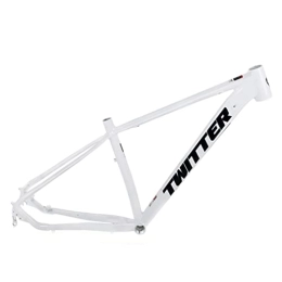 YOJOLO Spares YOJOLO MTB Frame 27.5 / 29er Hardtail Mountain Bike Frame 15'' / 17'' / 19'' Aluminum Alloy Disc Brake Bicycle Frame Quick Release Axle 135mm BSA68 Routing Internal (Color : White, Size : 27.5x15'')