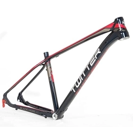 YOJOLO Spares YOJOLO MTB Frame 27.5er / 29er Mountain Bike Frame 15.5'' 17'' Ultralight Aluminum Alloy Disc Brake Bicycle Frame BSA68 Quick Release Axle 135mm, For 27.5 / 29 Inch Wheel (Color : Red, Size : 27.5x15.5'')