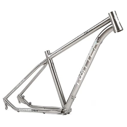 YOJOLO Mountain Bike Frames YOJOLO MTB Frame 29 Inch Titanium Alloy Mountain Bike Frame 15.5'' / 17'' / 19'' Lightweight XC Competition Bicycle Frame Rigidity Good Shock Absorption Quick Release Axle 135mm (Size : 29x17'')