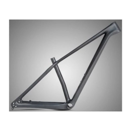ZFF Mountain Bike Frames ZFF MTB Frame Carbon Fiber 15'' / 17'' / 19'' 27.5 29er Mountain Bike Frame Thru Axle 12 * 142mm Disc Brake XC Frame Internal Routing Lightweight (Color : Matte Black, Size : 29 * 15'')