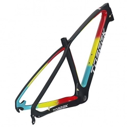 Zhoutao MTB Mountain Bike Frame Full Suspension T800 Carbon Fiber Bicycle Frame, Size: 27.5 x 15 inch