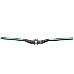 FukkeR Spares 1-1 / 4inch MTB Riser Handlebars Full Carbon Fiber Fits 31.8 Bike Stems 30mm Rise Length 600 / 620 / 640 / 660 / 680 / 700 / 720 MM Bicycle Bars For BMX DH XC AM FR (Color : Blauw, Size : 620mm)