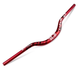 FukkeR Spares 31.8 Mountain Bike Riser Handlebar MTB XC / AM Cyclocross Speed Handlebars Rise 50mm 720mm 780mm Extended Length Large Angle Bicycle bar (Color : Red, Size : 780mm)