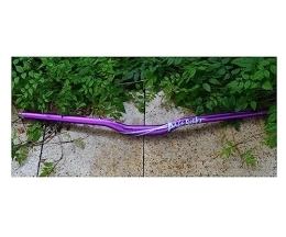 FukkeR Spares 31.8mm Mountain Bike High Riser Handlebar Length 720mm Rise 20mm Aluminium Alloy MTB Handlebars for Most Bicycles Bicycle Bars DH XC AM FR (Color : Purple white, Size : 780mm)
