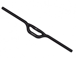 ASNSW Spares ASNSW Bike full carbon fibre bicycle handlebar double tube carbon handlebar parts 50mm rise 25.4 * 580-680mm (Color : 25.4x620mm)