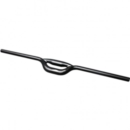 ASNSW Spares ASNSW Bike matt full carbon fibre small-bore double-barrelled handlebar bicycle handlebars 25.4 / 31.8 * 600-740mm (Color : 25.4x600mm)