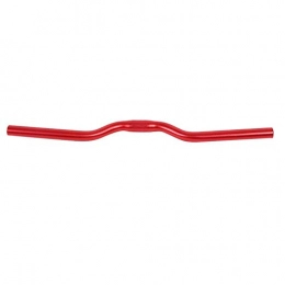Alomejor Spares Bicycle Handlebar 25.4mm*520mm Aluminum Alloy Bicycle Fixed Gear Riser for Mountain Bike (Red)