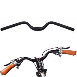  Mountain Bike Handlebar Bicycle handlebars, Φ25.4 * 600mm retro swallow handlebars, ultra-light aluminum alloy M handlebars, suitable for mountain / leisure / road / dead bike, etc.