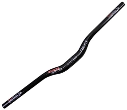 FukkeR Mountain Bike Handlebar Carbon Fiber MTB Riser Handlebar 31.8 Lightweight Bicycle Bars 580 / 600620 / 640 / 660 / 680 / 700 / 720 / 740 / 760mm weight 138g Handlebars for BMX DH XC AM (Color : Black, Size : 720mm)