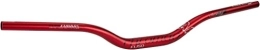 Chromag Spares CHROMAG Fubars FU50 Unisex Adult Mountain Bike / MTB / Cycle / VAE / E-Bike Hanger, Red, 31.8 mm, 50 mm, Rise 800 mm