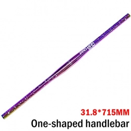 CYNDIE Bicycle Handlebar colorful Bend handlebar aluminium alloy31.8 * 715/31.8 * 780 mm straight handbar Straight handle 31.8 * 715MM
