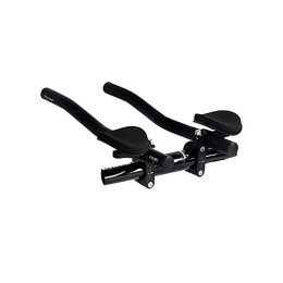 Domisyee Bicycle Handlebar Attachment for Triathlon - Adjustable Aero Bar Made of Aluminium Alloy for MTB and Road Bike - With Foam Padding - Suitable for Handlebars with Diameter 25.4 mm, 26 mm or