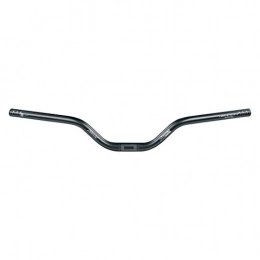 ergotec Mountain Bike Handlebar ergotec Unisex_Adult Alu Handlebar Riser Bar, Black, 700 / 25, 4 mm