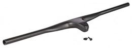 glusess Carbon Fiber Integrated MTB Bicycle Handlebar Riser -12°Degree Unit 740 Mm Titanium Screw Use MTB XC Cross Country Bike Handlebars (Size : 740x70mm)