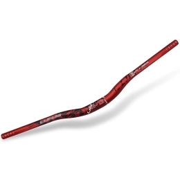 FAXIOAWA Spares Handlebars Mountain Bike Mtb Handlebars Aluminium Alloy Riser 30 Mm Handlebars 31.8mm Mtb Bike Handlebars For Cycling Racing XC DH Bicycle (Color : Red, Size : 31.8 * 780 mm)