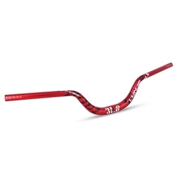 HIMALO Mountain Bike Handlebar HIMALO Mountain Bike Riser Handlebar 31.8mm Aluminum Alloy MTB Handlebar 720mm 780mm Extra Long Bars Rise 90mm XC AM DH Handlebars (Color : Red, Size : 780mm)