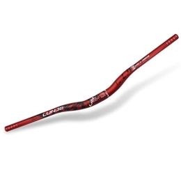 HIMALO Mountain Bike Handlebar HIMALO Mountain Bike Riser Handlebar 31.8mm Downhill MTB Handlebars Rise 30mm 720mm 780mm Extra Long Aluminium Alloy Bars DH XC AM (Color : Red, Size : 720mm)
