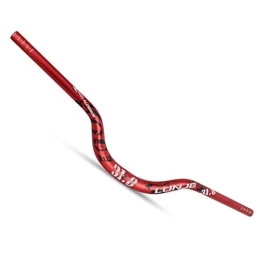HIMALO Spares HIMALO MTB Handlebar 31.8mm Mountain Bike Riser Handlebar 720mm 780mm Aluminum Alloy Extra Long Bars Rise 70mm DH XC AM (Color : Red, Size : 720mm)