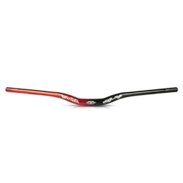 HIMALO Mountain Bike Handlebar HIMALO MTB Handlebar 31.8mm Mountain Bike Riser Handlebar 780mm Aluminum Alloy Extra Long Bar Rise 35mm XC FR DH (Color : Red)