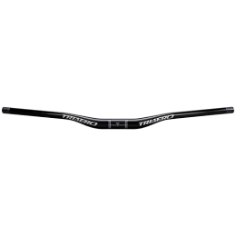 ICAN Spares ICAN HB25 Carbon Flat Handlebar Low Riser Mountain Bicycle Handlebar - 35mm Clamp Diameter, 25mm Rise, 9 Degree Backsweep & 5 Degree Up Sweep - 35 x 25x 800mm
