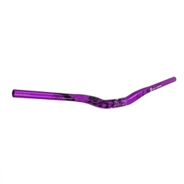Kadimendium Riser Bar, Mountain Bike Handlebar Easy Cleaning Wide Compatibility for Replacement(Purple)