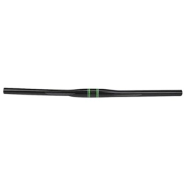 Omabeta Mountain Bike Handlebar Omabeta Handlebar, Carbon Fiber Handlebar Accessory Exquisite Workmanship High Strength Durable for Training Competition for Trail Riding(Straight green label 660 * 31.8mm)