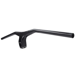 Onewer Mountain Bike Handlebars, Integrated Bicycle Handlebar Lightweight Pressure Resistance Minus 17 Degrees for Road Bicycle