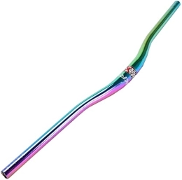 QQY Spares QQY Colorful Mountain Handlebars Bicycle Speedway Handlebars Extended Color Plated Swallow Handlebars 800MM