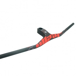 T&SHY Spares T&SHY Mountain Bike Carbon Fiber Handlebar, -17 Degree Integrated Broken Wind Straight Swallow Handle 3K Matte Carbon Color MTB Bicycle Parts 28.6 * 720 / 740 / 760mm-100mm, 760mm