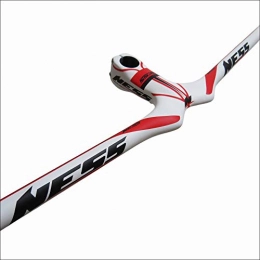 T&SHY Spares T&SHY Mountain Bike Carbon Fiber Handlebar, Integrated T800 Full Carbon Broken Wind Straight Swallow MTB Matte Bicycle Parts 28.6 * 680MM-100MM