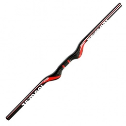 T&SHY Spares T&SHY Mountain Bike Carbon Fiber Handlebar, Small Diameter Broken Wind Full Carbon 3K Glossy Straight Handle Rise Bar Bicycle Parts 25.4 * 680 / 700 / 720MM, 700MM