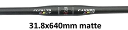 UGIF Spares UGIF Bike Handlebars Carbon handlebar MTB Handlebar Flat Or Rise Handlebar 31.8 * 580 / 600 / 620 / 640 / 660 / 680 / 700 / 720 / 740 / 760mm matte bike parts (Color : Violet)