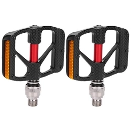 CGgJT Spares CGgJT 1Pair Mountain Bike Pedals, Road Bike Self鈥 ocking Pedal, Lightweight Aluminum Alloy Bicycle Sealed Clipless Pedals, Replacement Bicycle Cycling Equipment