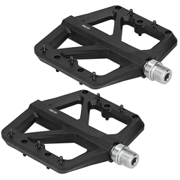 01 02 015 Mountain Bike Pedal 01 02 015 Bicycle Pedals, Durability Enlarged and Widened Design Widen Bicycle Pedals for Road Bikes for Most Mountain Bikes