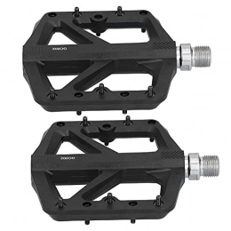 01 02 015 Mountain Bike Pedal 01 02 015 Bicycle Pedals, Enlarged and Widened Design Nylon Fiber Bearing Bike Pedals for Most Mountain Bikes for Road Bikes