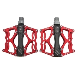 01 02 015 Mountain Bike Pedal 01 02 015 Bicycle Platform Pedals, 1 Pair Lightweight Durable Bike Flat Pedals for Road Mountain Bike