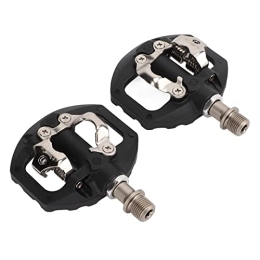 01 02 015 Mountain Bike Pedal 01 02 015 Dual Platform Bike Pedals, Aluminum Alloy Multi Use Bicycle Sealed Clipless Pedals High Strength Wear Resistant for Road Bike