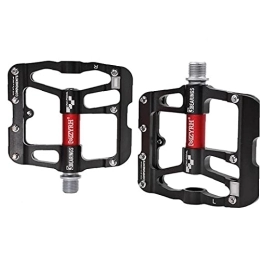 TOSSPER Mountain Bike Pedal 1 Pair Bicycle Pedals, 3 Bearings Mountain Bike Road Bike Pedals with Platform 9 / 16 Inch