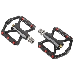 VGEBY Mountain Bike Pedal 1 Pair Bike Pedals, Bicycle Carbon Fiber Pedals with Non Slip Pin Shaft for Folding Bike Mountain Bike Road Bike