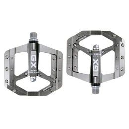 Limtula Spares 1 Pair Road Mountain Bike Non-slip Flat Pedals Aluminum Alloy 3 Sealed Bearings Pedals Bicycle Cycling Accessories 3 Sealed Bearings Pedals