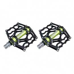 AILOVA Mountain Bike Pedal 1pair Bike Pedals, Bicycle Bearing Pedal Mountain Road Bike Pedal 9 / 16 Inch Aluminum Alloy Anti-slip Pedal Bicycle Replacement Parts