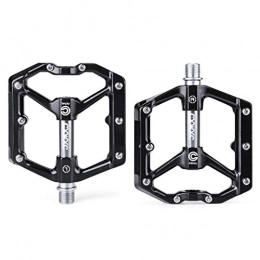 2 Pcs Bicycle Cycling Bike Pedals Mountain Cycling Bike Pedals Aluminum Anti-Slip Durable Sealed Bearing Axle For Mountain Bike BMX MTB Road Bicycle For Exercise Bike, Spin Bike And Outdoor Bicycles