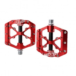 2 Pcs Mountain Bike Pedals Aluminum Antiskid Durable Bicycle Cycling Pedals Ultra Strong Colorful Bicycle Pedals