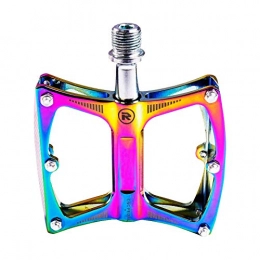 WMSD Mountain Bike Pedal 2Pcs Bike Pedals Aluminum Alloy Non-slip Cycling Pedals Wide Platform Sealed Bearing Bicycle Pedals for Mountain Road Bike
