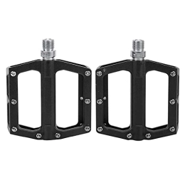 VGEBY Mountain Bike Pedal 2pcs / set Mountain Bike Pedals Non?Slip Aluminum Alloy Lightweight Bicycle Platform Flat Pedals(red) Bicyclepedal Bicycles And Spare Parts Bicyclepedal Bicycles And Spare Parts
