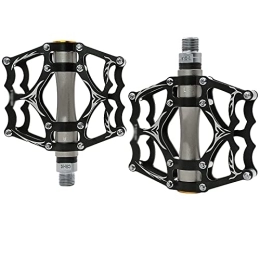 NMNMNM Spares 3 Bearings Mountain Bike Pedals, 9 / 16-Inch Sealed Bearing Lightweight Aluminum Alloy Bicycle Platform Flat Pedals for Road Mountain BMX MTB Bike (Silver)