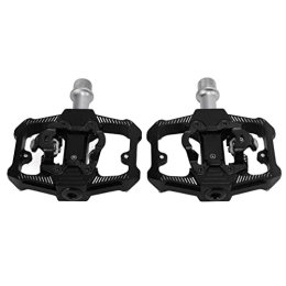 01 02 015 Spares 3 Sealed Bearings Bike Pedal, Dustproof Waterproof Sealed 3 Sealed Bearings Cleats Pedals with Hex Wrench for Mountain Bikes for Folding Bikes(Black)